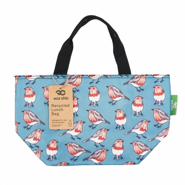 C54 Teal Robins Lunch Bag x2