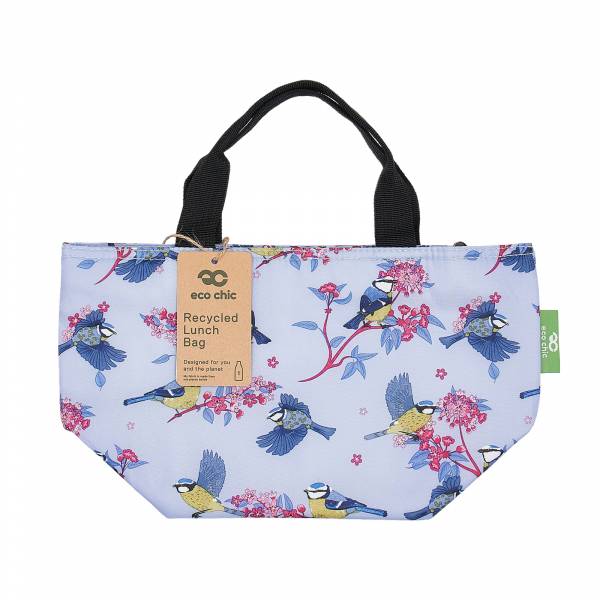 C56 Lilac Blue Tits Lunch Bag x2