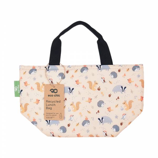 C68 Mustard Woodland Lunch Bag x2