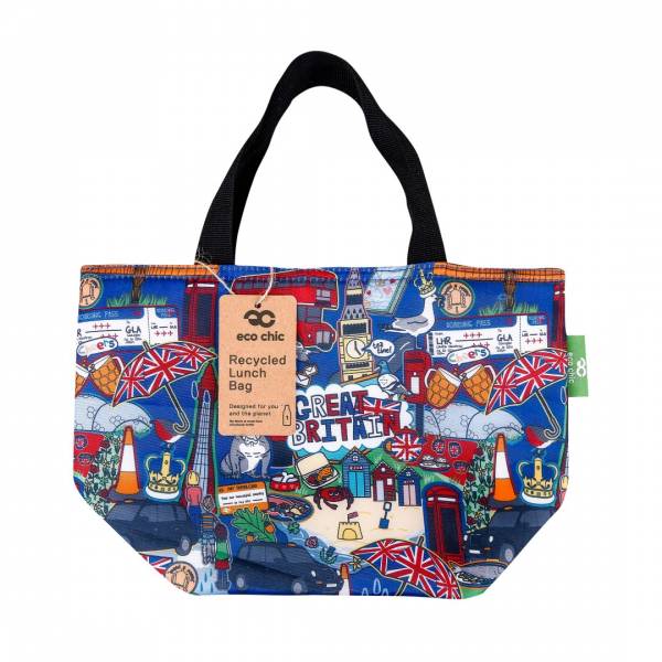 C94 Navy Great Britain Lunch Bag x2