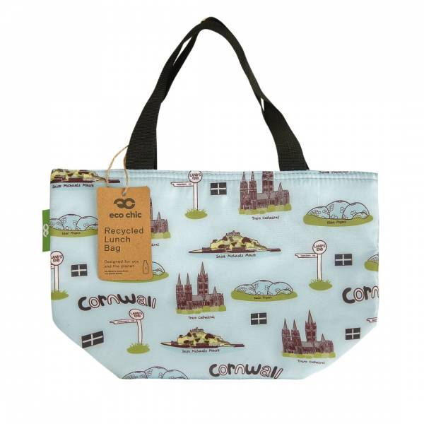 C99 Blue Cornwall Montage Lunch Bag x2