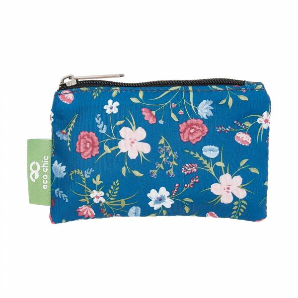 CP04 Navy Floral Zip Wallet