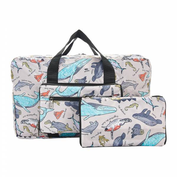 D12 Grey Sea Creatures Holdall x2