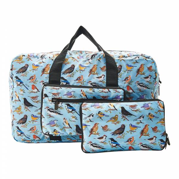 D16 Blue Wild Birds Holdall x2