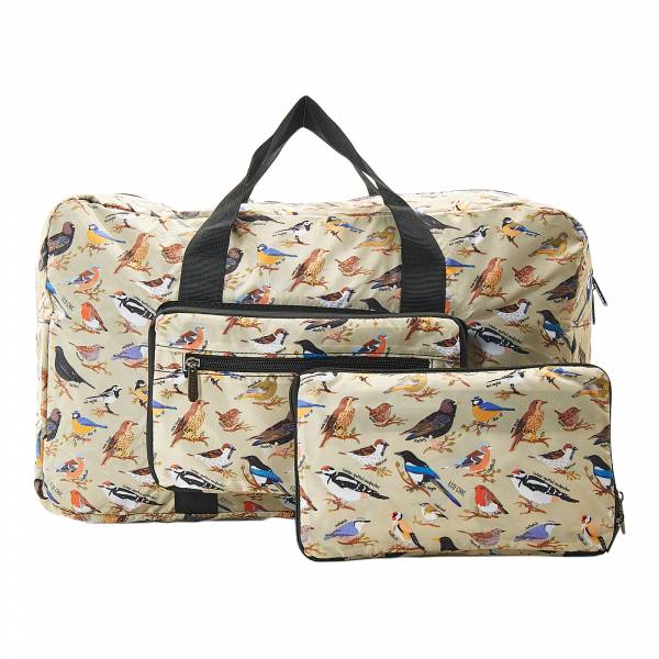 D16 Green Wild Birds Holdall x2