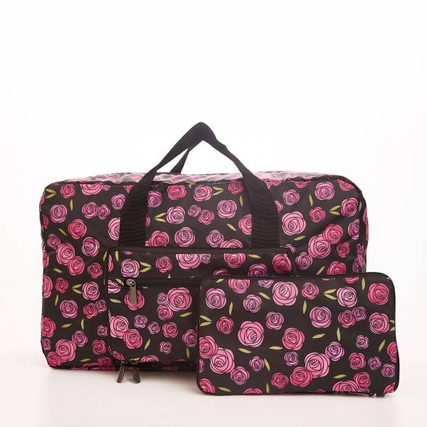 D27 Black Mackintosh Rose Holdall x2