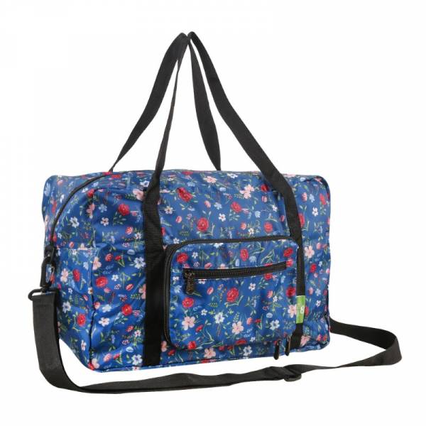 DS61 Navy Floral Cabin Holdall x2