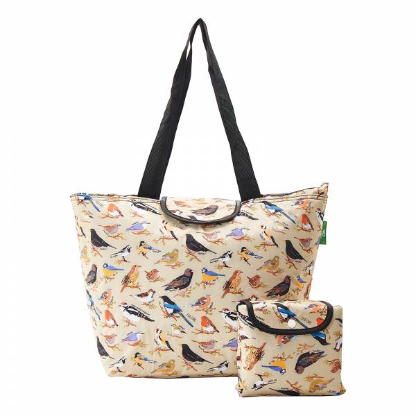 E08 Green Wild Birds Large Cool Bag x2