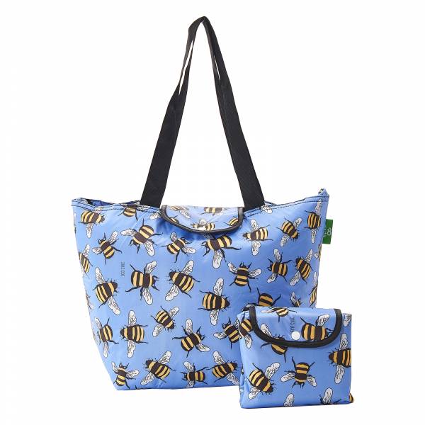 E14 Blue Bees Large Cool Bag x2