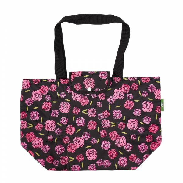 E20 Black Mackintosh Rose Insulated Shopping Bag x2