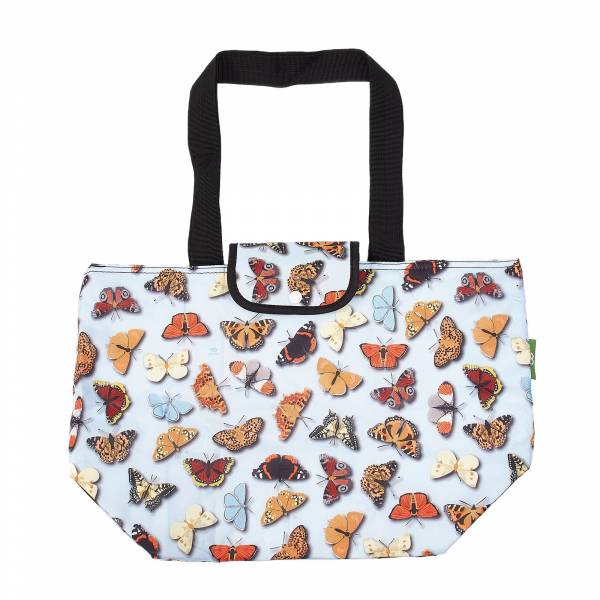 E24 Blue Wild Butterflies Insulated Shopping Bag x2