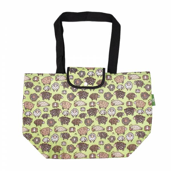 E27 Green Cute Sheep Insulated Shopping Bag x2