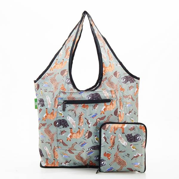 F02 Olive Woodland Beach Bag x2