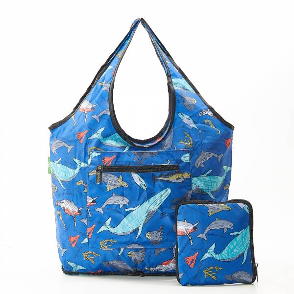 F07 Blue Sea Creatures Beach Bag x2