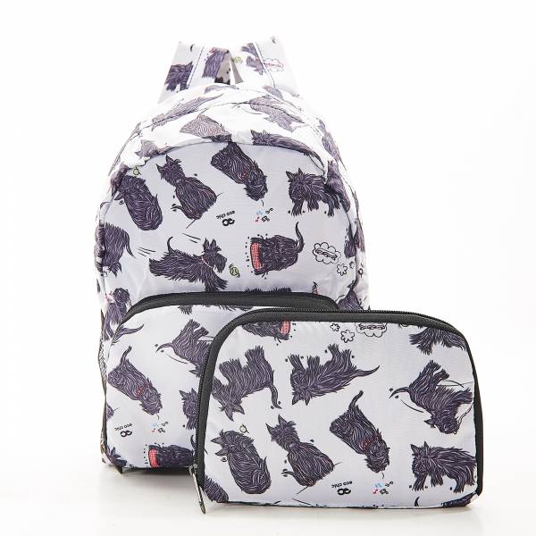 G03 White Scatty Scotty Backpack Mini x2