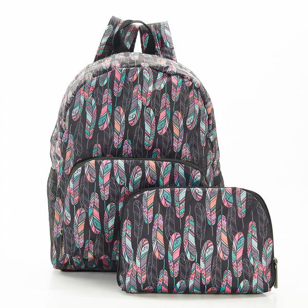 G08 Black Feather Backpack Mini x2