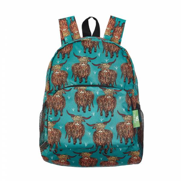 G18 Teal Highland Cow Backpack Mini x2