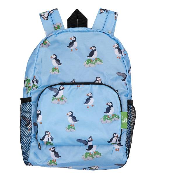 G78 Blue Multi Puffin Backpack Mini x2