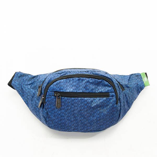 H06 Navy Disrupted Cubes Bum Bag x2