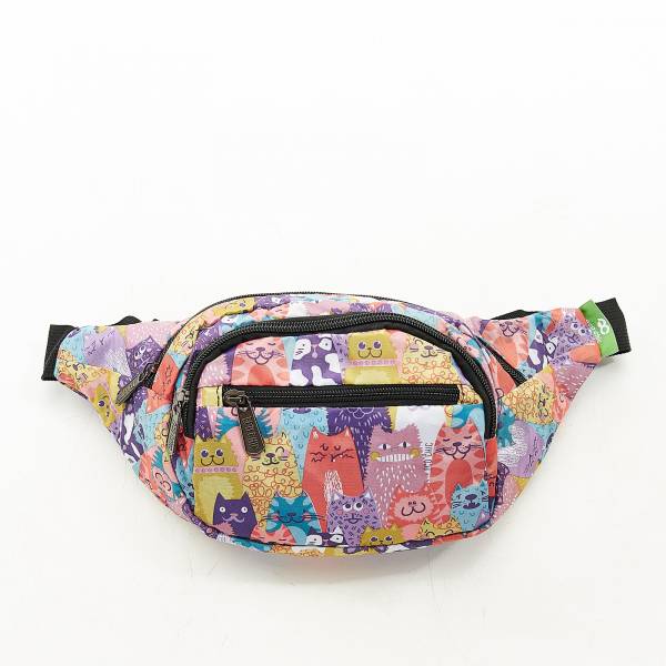H10 Multiple Stacking Cats Bum Bag x2
