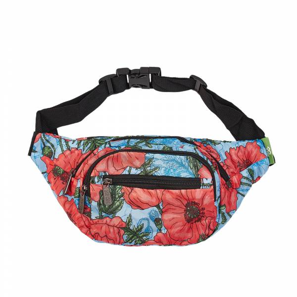 H15 Blue Poppies Bum Bag
