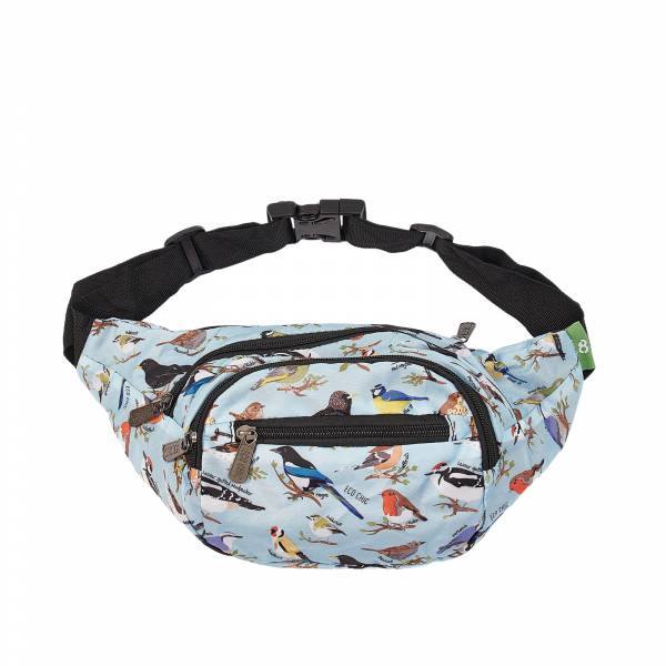 H17 Blue Wild Birds Bum Bag x2