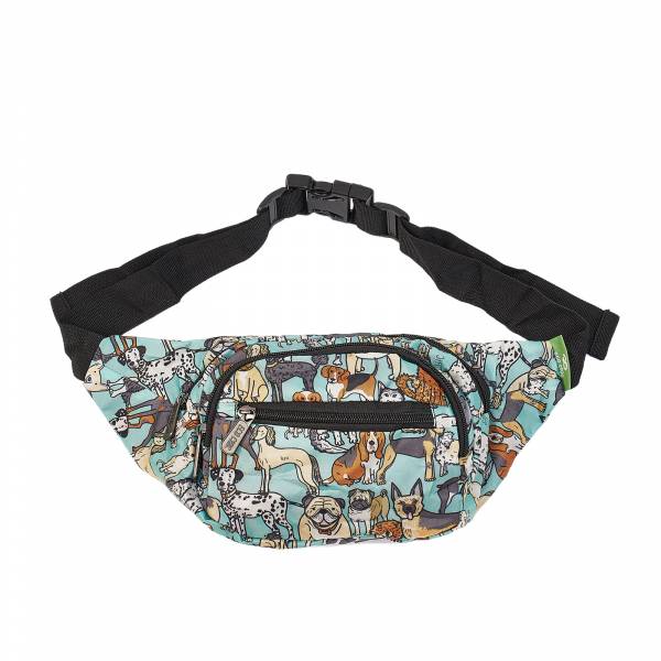 H21 Teal Dogs Bum Bag x2