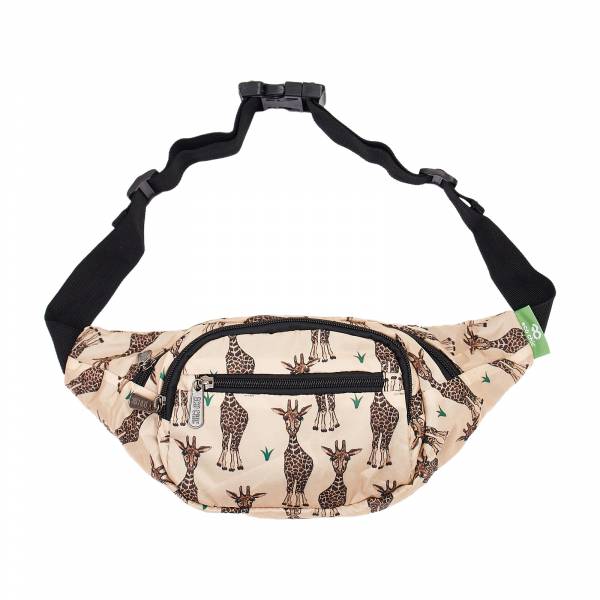 H33 Beige Giraffes Bum Bag x2