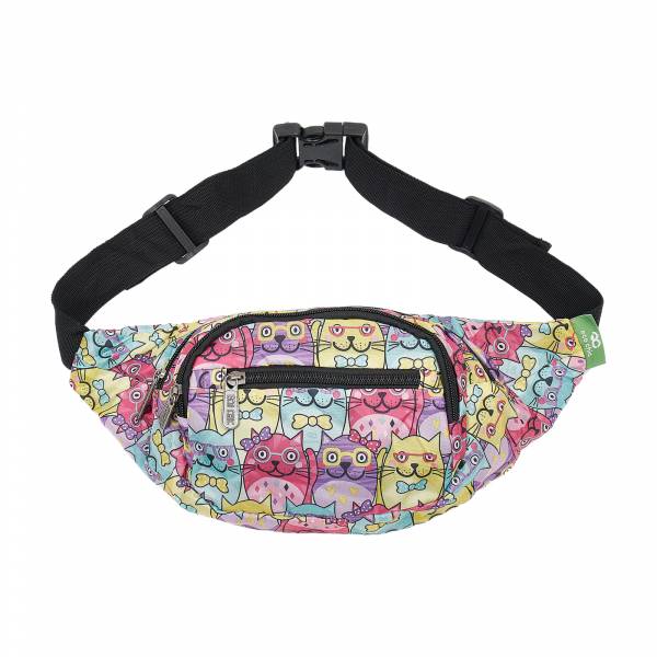 H34 Multiple Glasses Cat Bum Bag x2