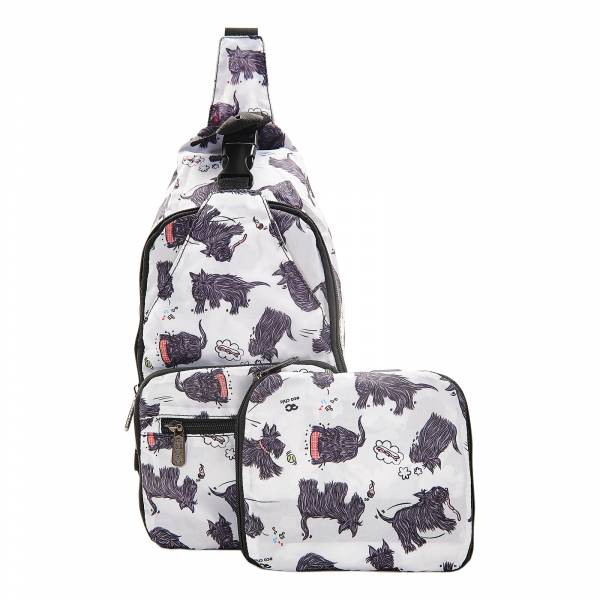 I03 White Scatty Scotty Cross Body x2