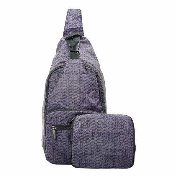 I06 Black Disrupted Cubes Cross Body x2