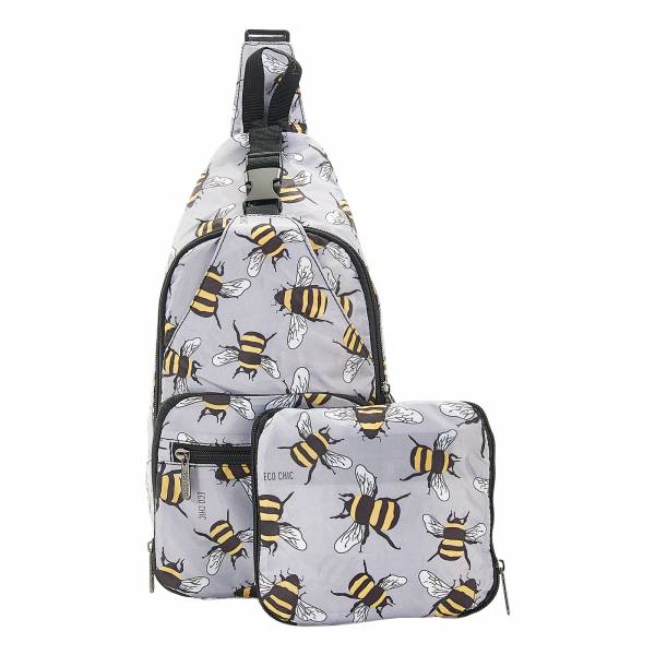 I13 Grey Bees Cross Body x2