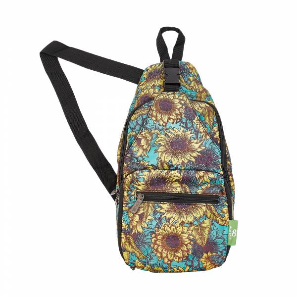 I24 Teal Sunflower Cross Body x2