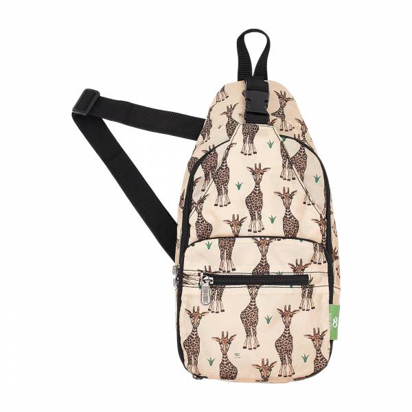 I37 Beige Giraffes Cross Body x2