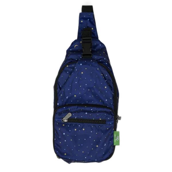 I79 Navy Stars and Moons Cross Body x2