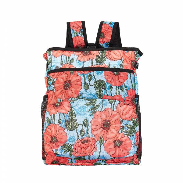 J12 Blue Poppies Insulated Backpack