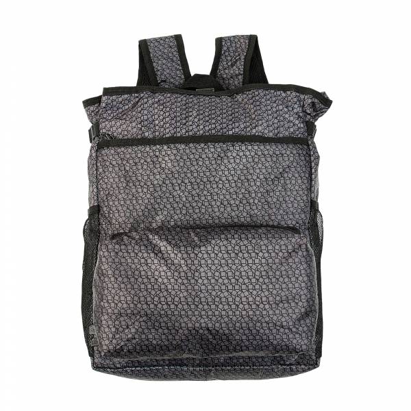 J13 Black Disrupted Cubes Insulated Backpack