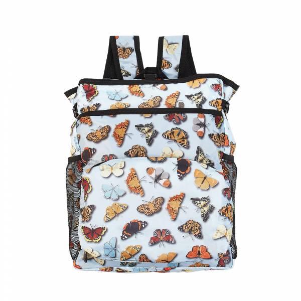 J18 Blue Wild Butterflies Insulated Backpack