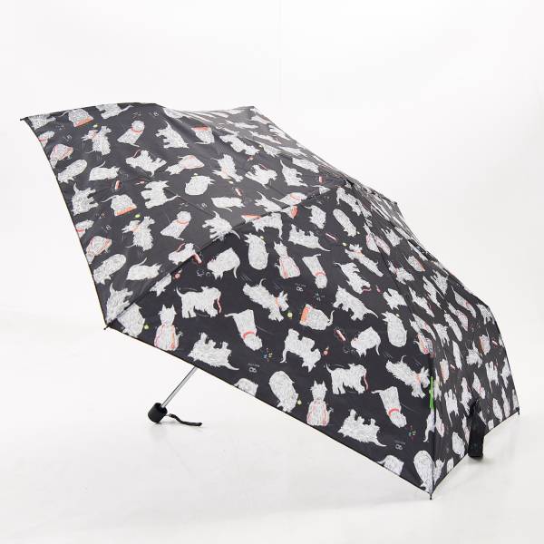 K03 Black Scatty Scotty Mini Umbrella x2