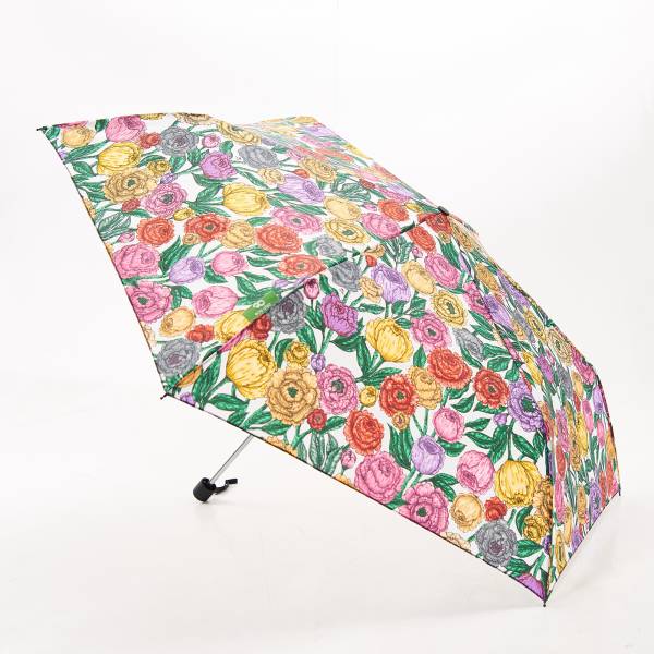 K04 Beige Peonies Mini Umbrella x2