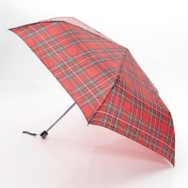 K09 Red Tartan Mini Umbrella x2