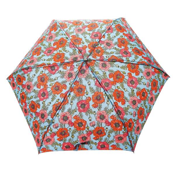 K15 Blue Poppies Mini Umbrella x2