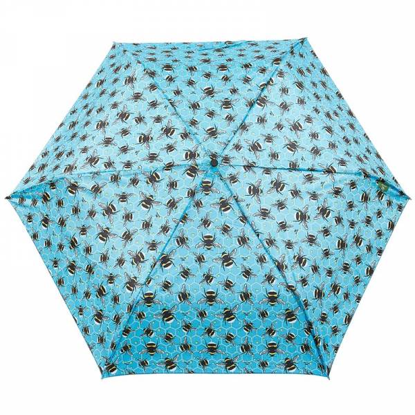 K17 Blue Bumble Bee Mini Umbrella