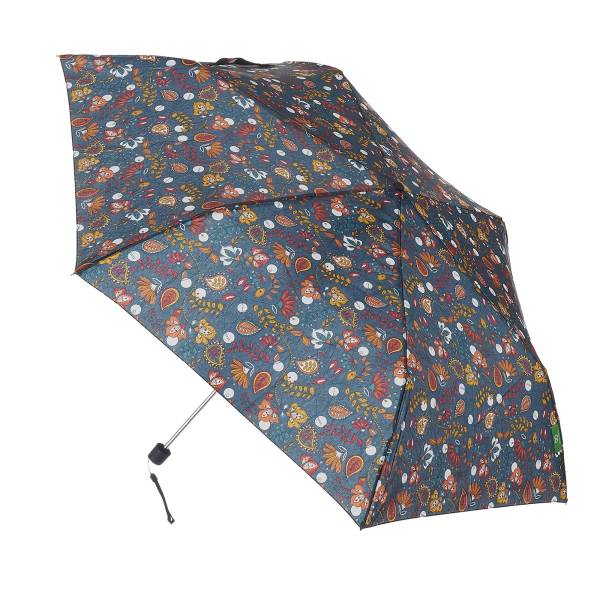 K21 Navy Forest Flowers Mini Umbrella x2