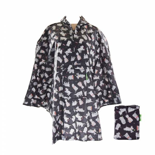 L03 Black Scatty Scotty Ponchos x2