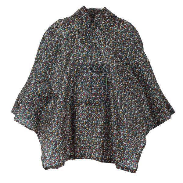 L04 Black Ditsy Ponchos x2