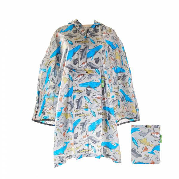 L05 Blue Sea Creatures Ponchos x2