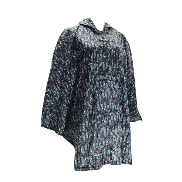 L08 Black Feather Ponchos x2