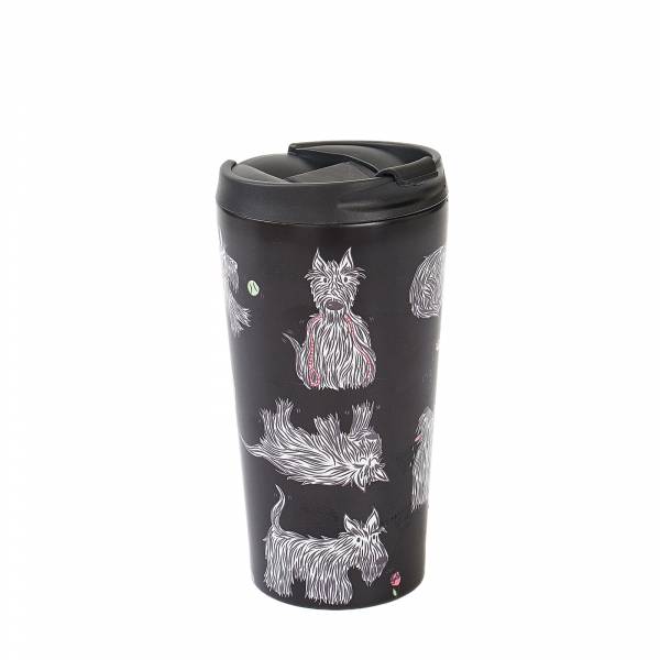 N03 Black Scatty Scotty Thermal Coffee Cup