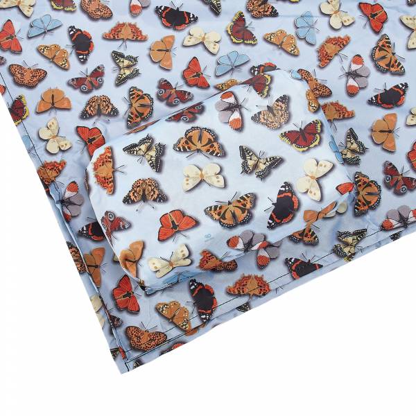 P11 Blue Wild Butterflies Picnic Blanket
